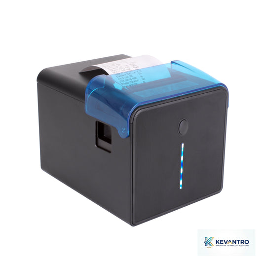Kevantro KEVKPRNT-80D | 80mm Kitchen Thermal Receipt Printer | Flash LED & Loud Beeper | 300mm/s | USB LAN Serial | ESC/POS | Restaurant, Hospitality & EPOS Systems