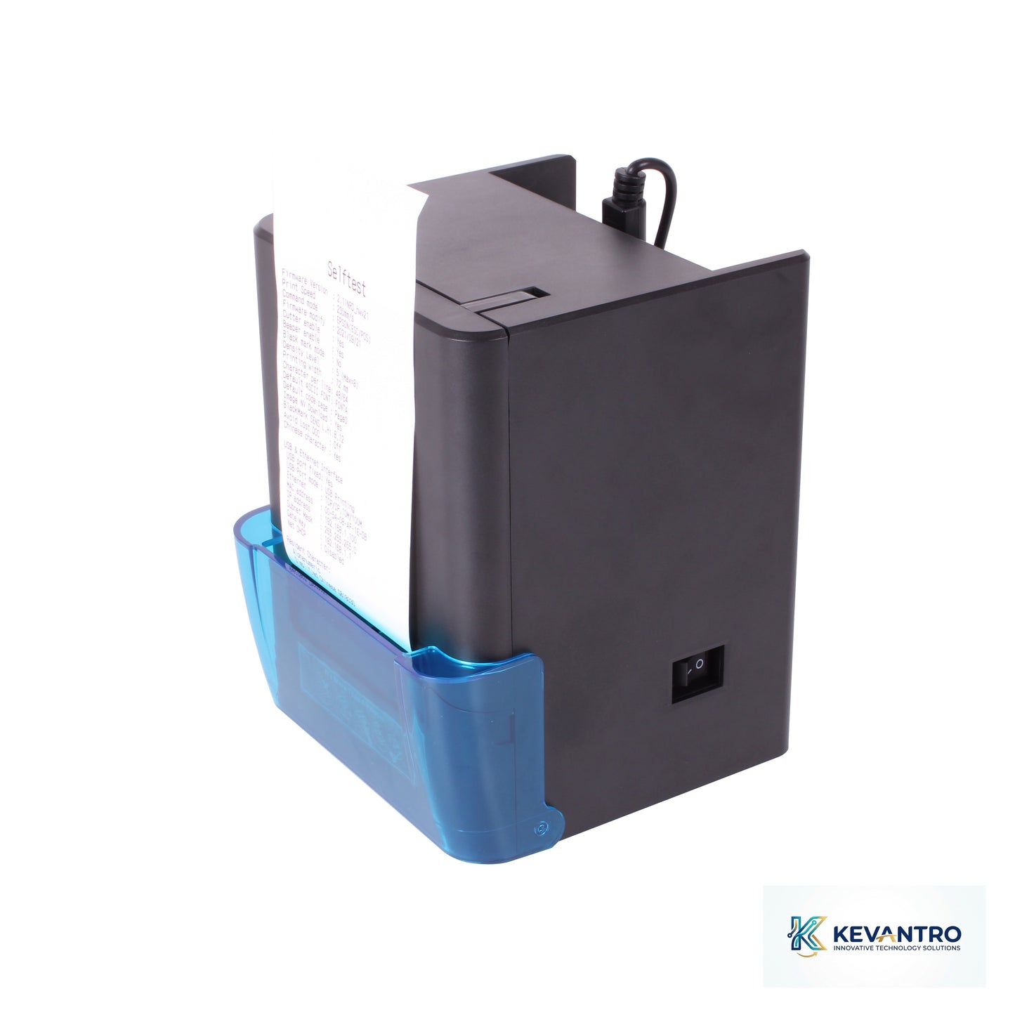 Kevantro KEVKPRNT-80D | 80mm Kitchen Thermal Receipt Printer | Flash LED & Loud Beeper | 300mm/s | USB LAN Serial | ESC/POS | Restaurant, Hospitality & EPOS Systems