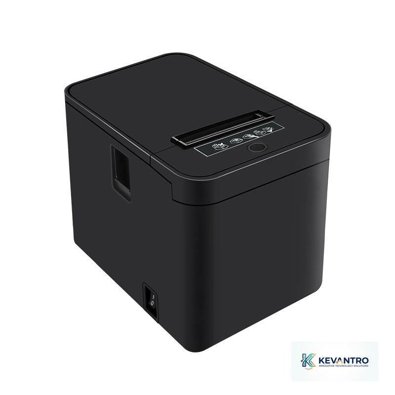 Kevantro KEVPRNT-812 | 80mm Thermal Receipt Printer with Auto Cutter | USB LAN Bluetooth WiFi | 230mm/s | ESC/POS