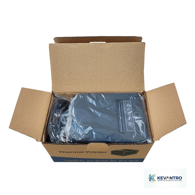 Kevantro KEVPRNT-812 | 80mm Thermal Receipt Printer with Auto Cutter | USB LAN Bluetooth WiFi | 230mm/s | ESC/POS