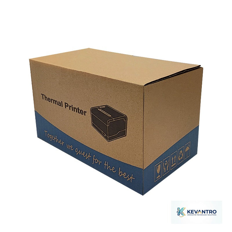 Kevantro KEVPRNT-812 | 80mm Thermal Receipt Printer with Auto Cutter | USB LAN Bluetooth WiFi | 230mm/s | ESC/POS