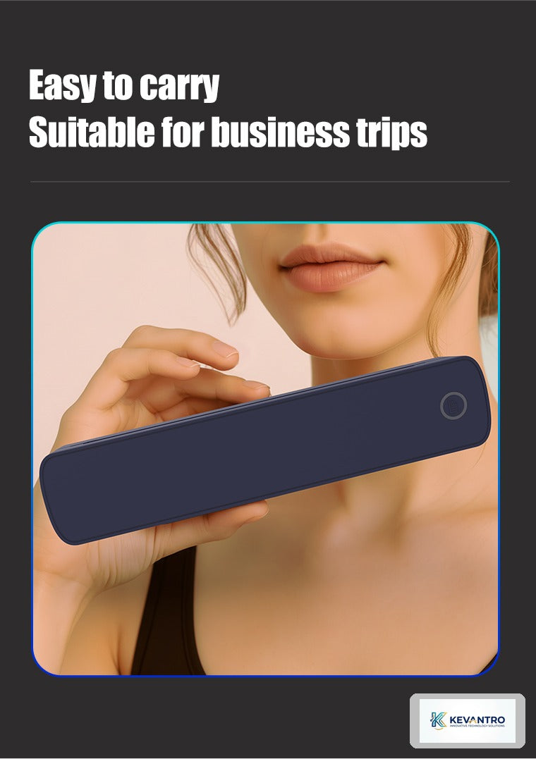 Kevantro KEVPRT-A4BT | A4 Portable Wireless Thermal Printer | Bluetooth | 2600mAh Battery | Ink-Free | Documents & Tattoo Transfer Stencils | iPhone Android Windows Mac