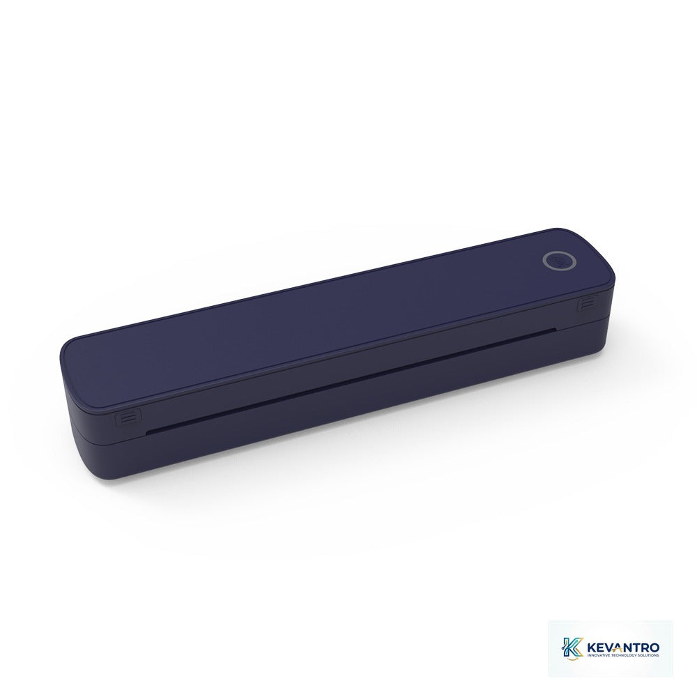 Kevantro KEVPRT-A4BT | A4 Portable Wireless Thermal Printer | Bluetooth | 2600mAh Battery | Ink-Free | Documents & Tattoo Transfer Stencils | iPhone Android Windows Mac